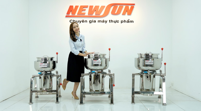 Hình ảnh thực tế các mẫu máy xay giò chả công nghiệp NEWSUN