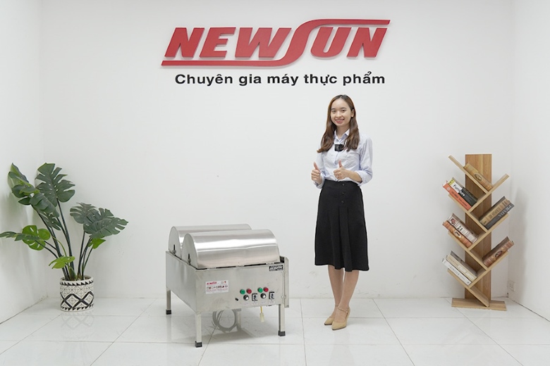 Thực tế máy nướng chả 2 khuôn do NEWSUN sản xuất