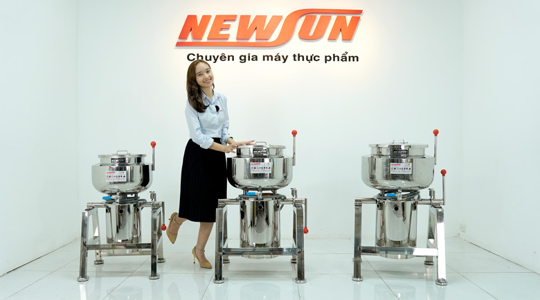 Các mẫu máy xay chả cá công nghiệp (cối 3 lớp) NEWSUN