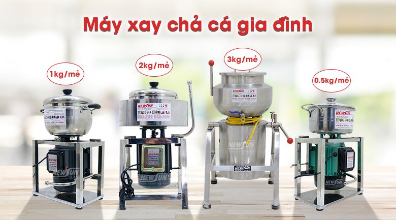 Máy xay chả cá mini cho gia đình và các cơ sở kinh doanh nhỏ lẻ