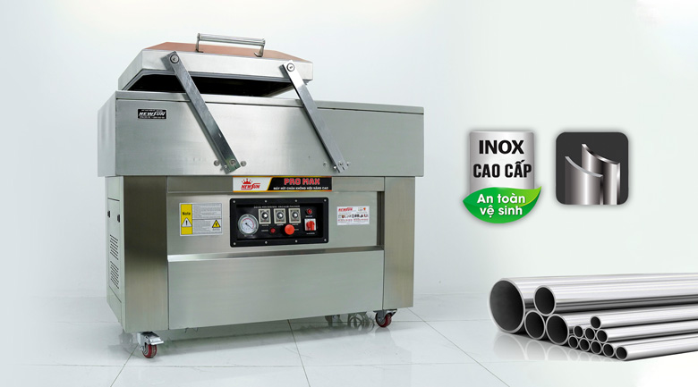 Máy hút chân không giúp lại bỏ không khí khỏi bịch chà bông, kéo dài thời gian bảo quản