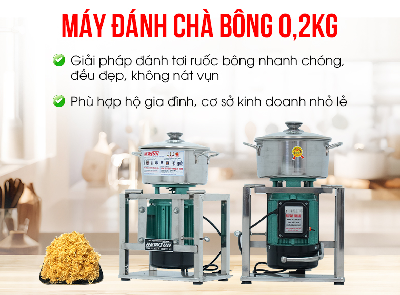Máy đánh chà bông 0,2kg Máy đánh chà bông 0,2kg