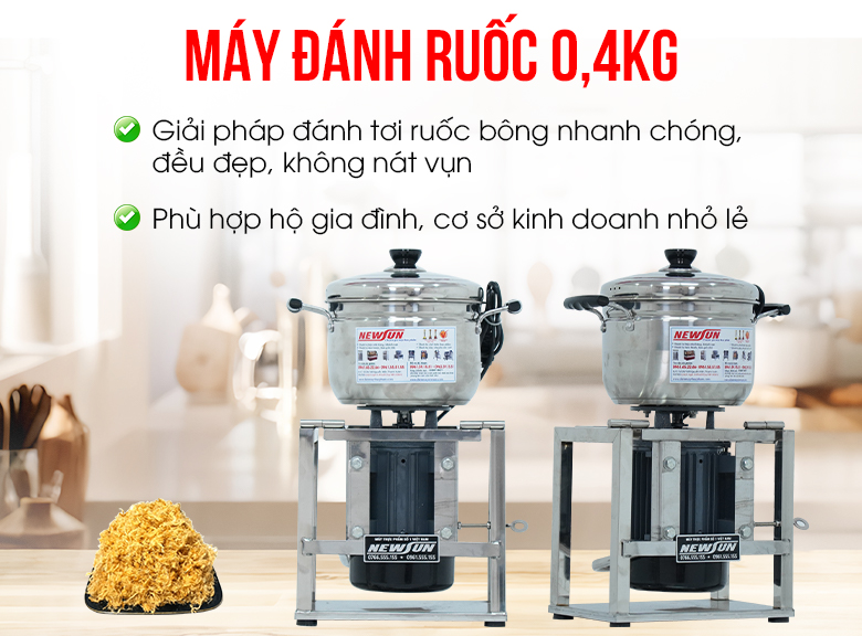 Máy đánh ruốc 0.4kg máy đánh ruốc 0.4kg