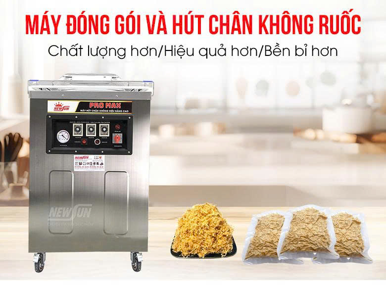 Máy đóng gói và hút chân không ruốc Máy đóng gói và hút chân không ruốc