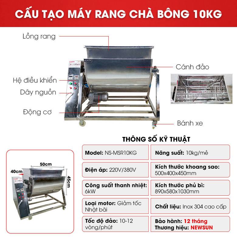 Cấu tạo chi tiết của máy sấy chà bông 10kg Cấu tạo chi tiết của máy sấy chà bông 10kg