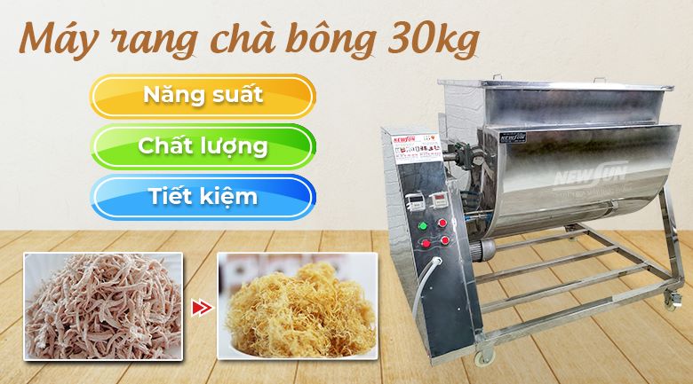 Máy sao chà bông 30kg là thiết bị có rất nhiều ưu điểm nổi bật Máy sao chà bông 30kg là thiết bị có rất nhiều ưu điểm nổi bật