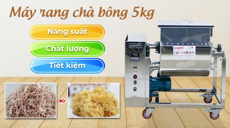 Lợi ích vượt trội khi dùng máy sao ruốc 5kg Lợi ích vượt trội khi dùng máy sao ruốc 5kg