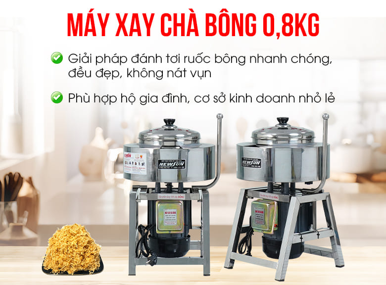 Máy xay chà bông 0,8kg Máy xay chà bông 0,8kg