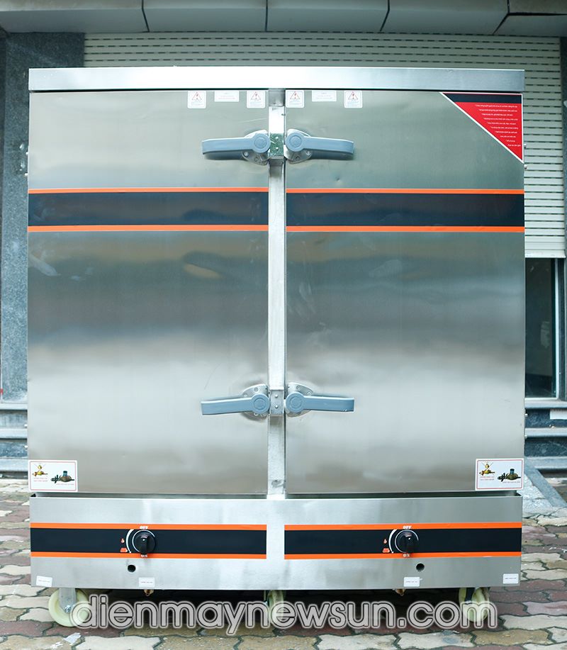 Tủ hấp thịt làm chà bông Tủ hấp thịt bằng điện gas