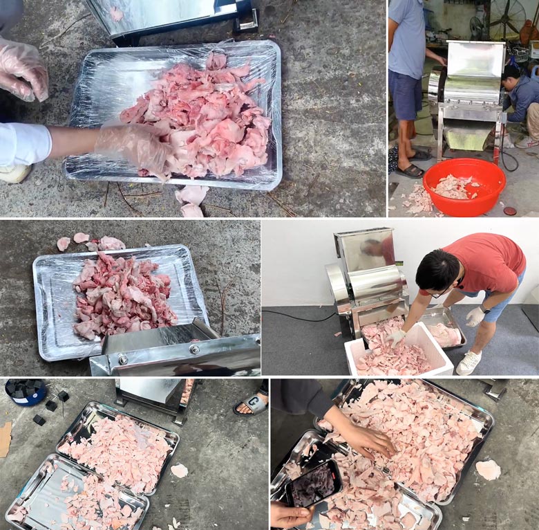 Hình ảnh thái mỡ thực tế