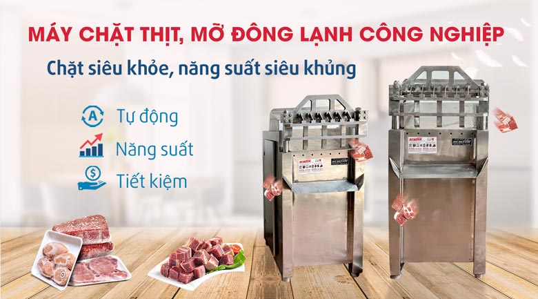 Máy chặt mỡ đông lạnh 4kW