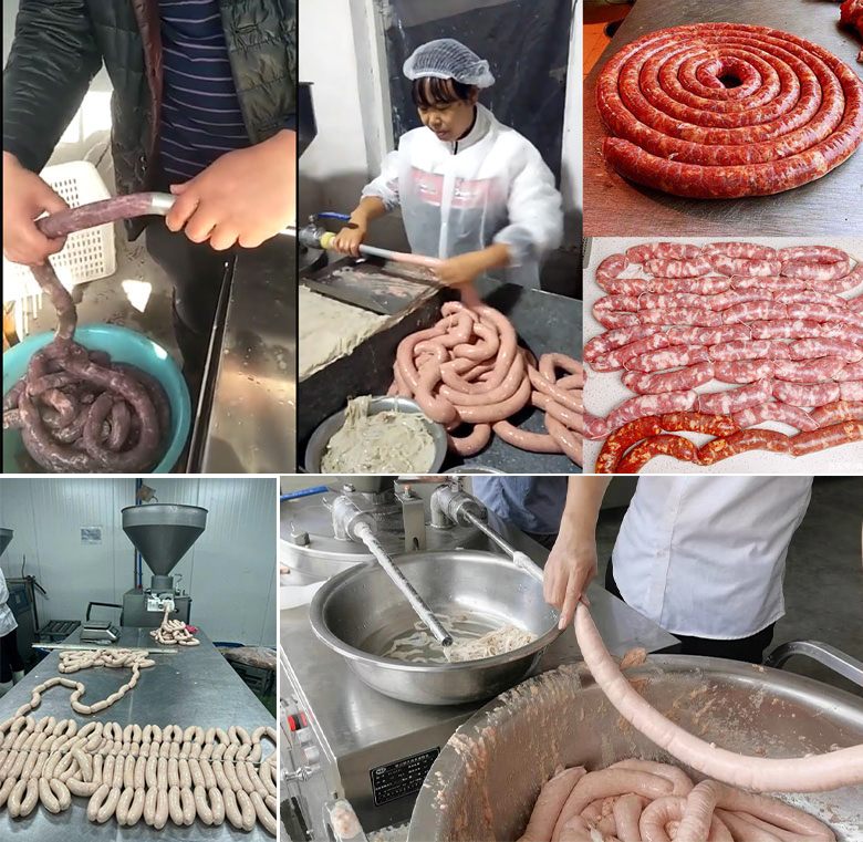 Sử dùng máy đùn xúc xích trong thực tế Sử dùng máy đùn xúc xích trong thực tế