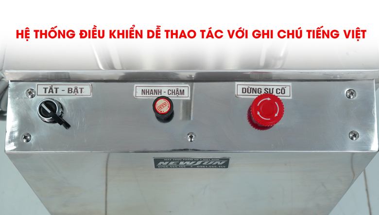 Hệ thống điều khiển vô cùng đơn giản và dễ sử dụng Hệ thống điều khiển vô cùng đơn giản và dễ sử dụng