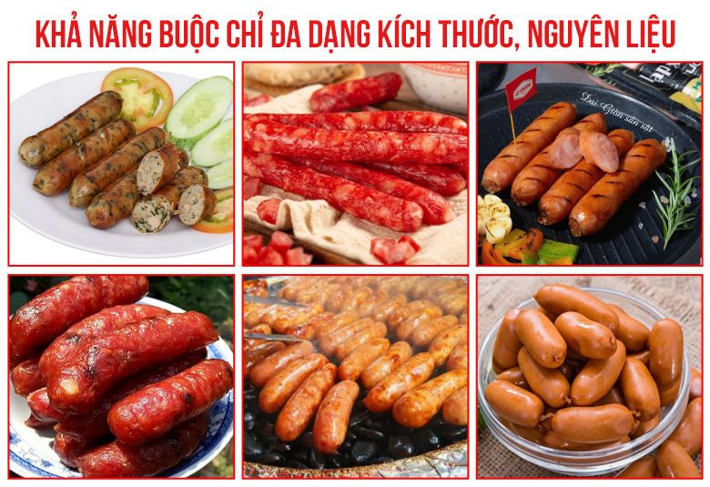 buộc chỉ được nhiều loại thực phẩm kích cỡ từ 9-40mm
