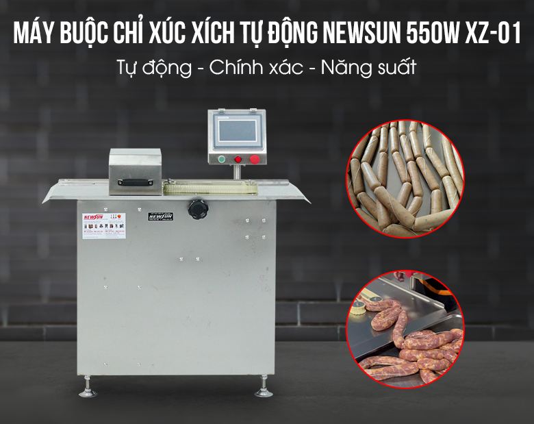Máy buộc chỉ xúc xích tự dộng XZ-01 inox 304