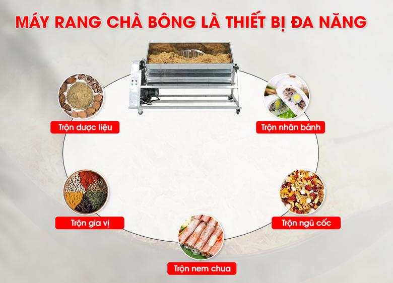 Thiết bị sử dụng được cho nhiều mục đích khác ngoài rang chà bông