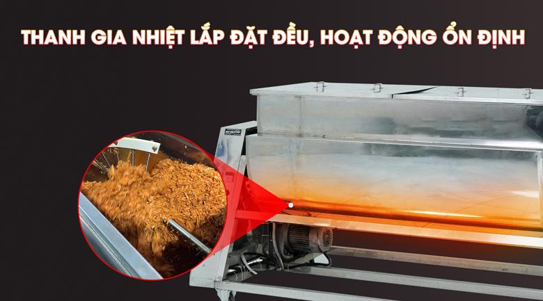 Nguyên ký hoạt động dựa trên sự gia nhiệt nhanh chóng ở khoang sao bởi các thanh nhiệt bên trong lồng rang