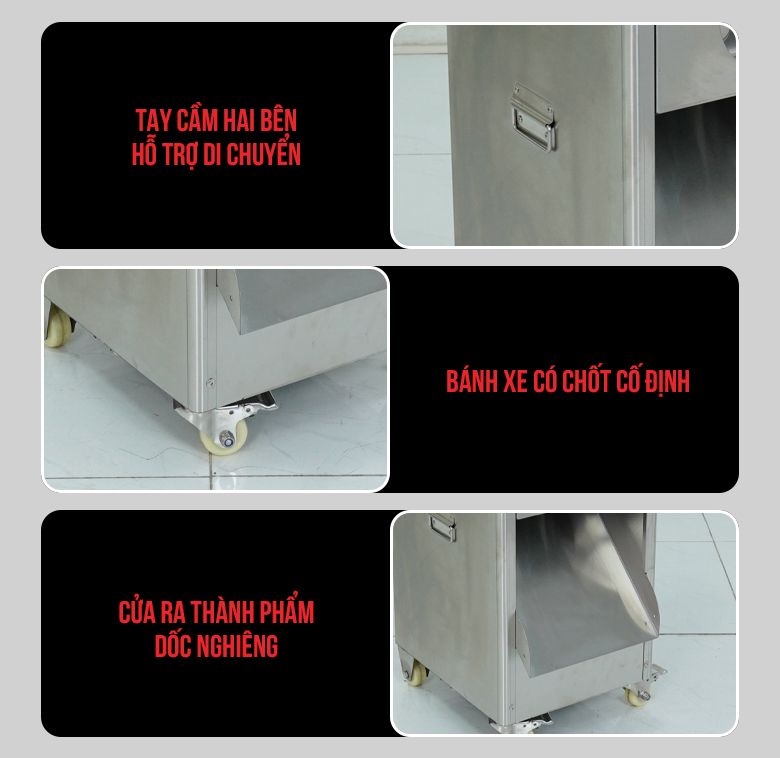 Chi tiết thiết kế tối ưu của máy thái thịt tươi sống TQ-III