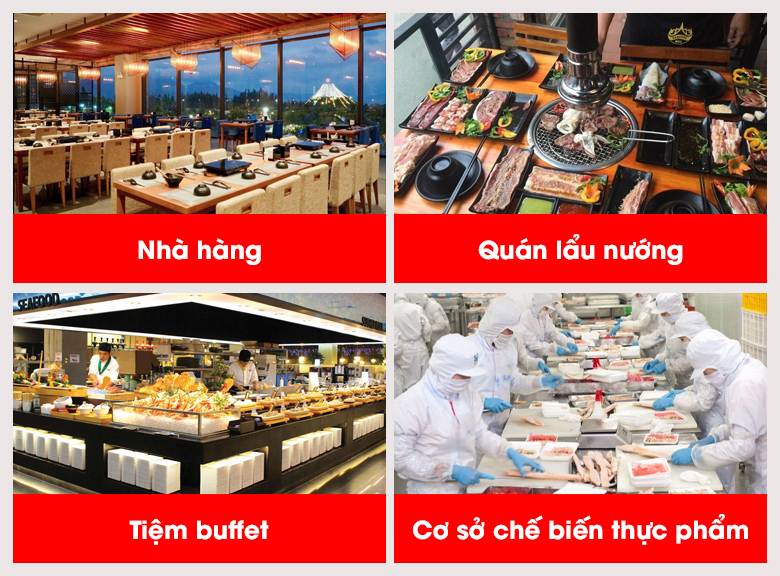 Các mô hình sử dụng máy thái thịt tươi sống TQ-III