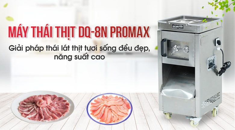Máy thái thịt tươi sống DQ-8N công suất lớn