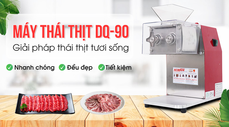Máy thái thịt tươi sống DQ90 công suất 850W tại mayxaygiocha.com