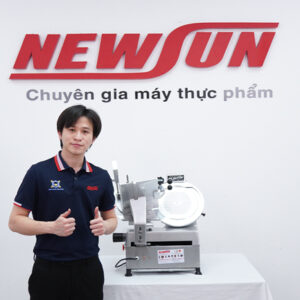 Máy thái thịt se lạnh tự động QH-300AS Máy thái thịt se lạnh tự động QH-300AS